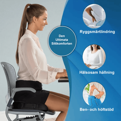 Illustration som visar tryckavlastning för svanskota