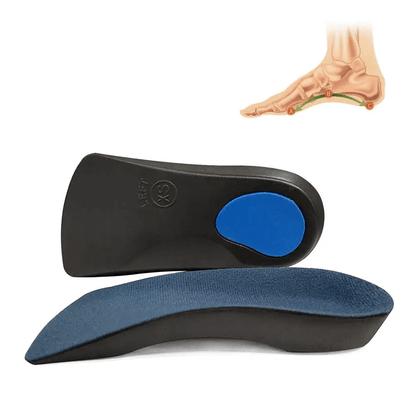 Pronation halvsula med uppbyggt stöd för fotvalvet