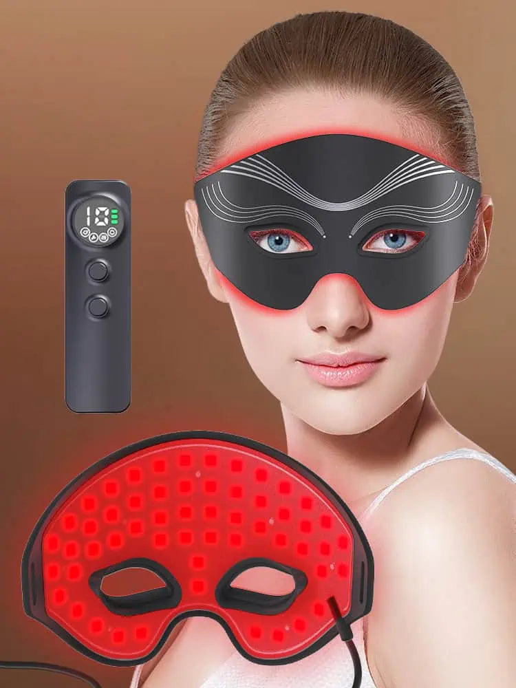 Rödljusterapi ögonmask med LED-ljus för behandling runt ögonen