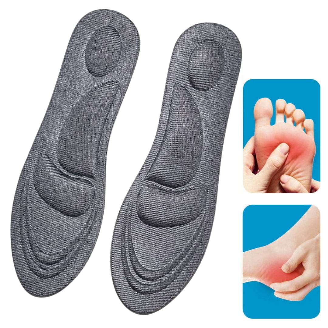 Skoinlägg med stötdämpande hälzon för avlastning