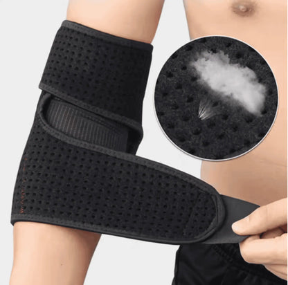 Armbågsstöd som ger stabilitet och jämn kompression