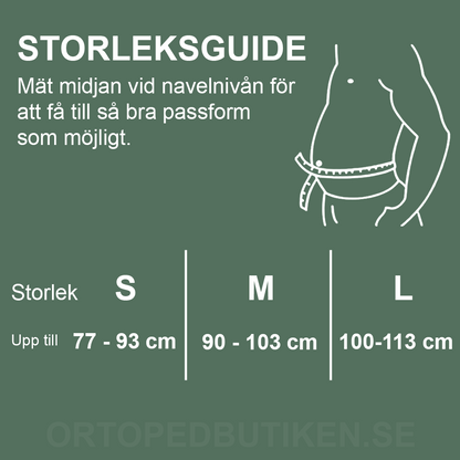 Ländryggsstöd med Antisladdteknik för Män och Kvinnor