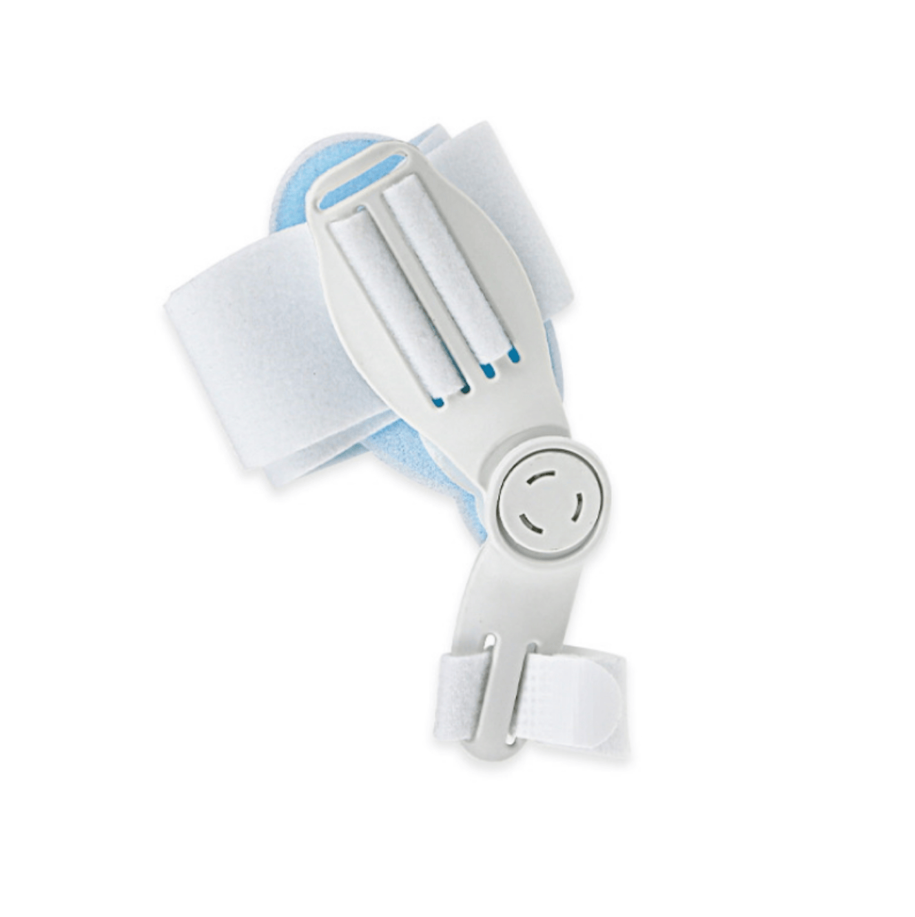 Stortåkorrigerare med roterande stöd för justering av stortån