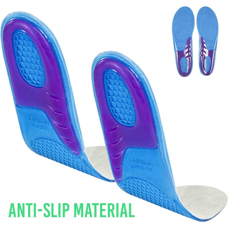 Gelinlägg med halkskyddande yta för stabil placering i skon