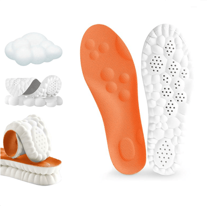 Stötdämpande sulor med mjuk dämpning och ergonomisk passform