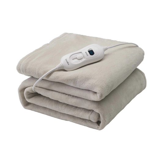 Terraillon Cozy värmefilt 160x120 cm i Light Grey, hopvikt med reglage
