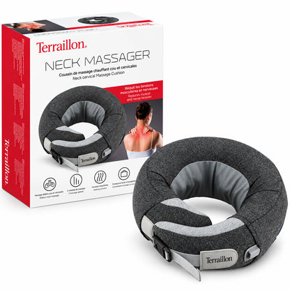 Terraillon shiatsu nackmassage med värme och originalförpackning