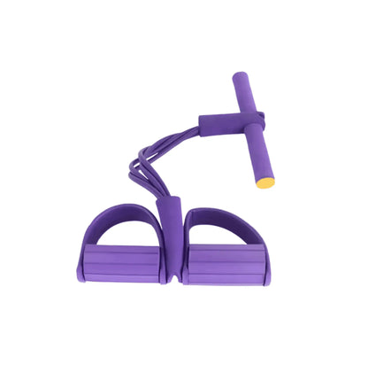 Detaljbild som visar handtag och fotstöd